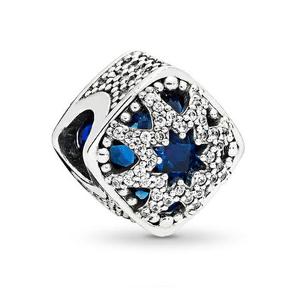 Set 6 Colgantes de Aleación, Serie Azul con Elegante Diseño de Esfera